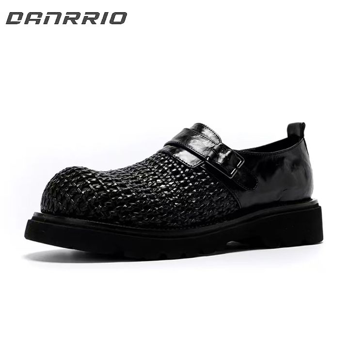 DANRRIO Tire Cowhide Skeleton Breathable British Sandals DANRRIO.COM DANRRIO