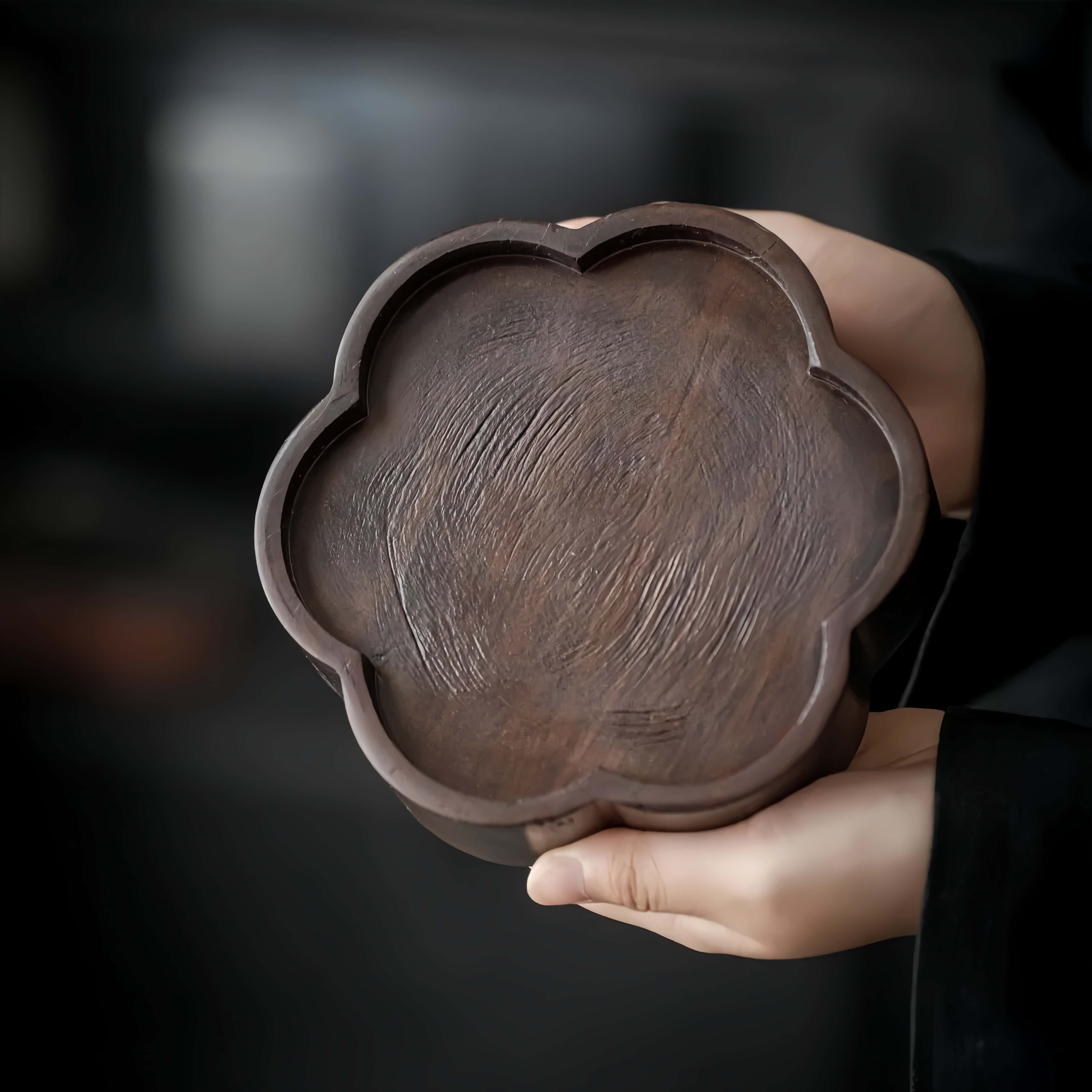 FromTea Ebonized Wood Tea Tray 福建省德化大岸堂陶瓷有限公司_Fromtea&reg; Official Store