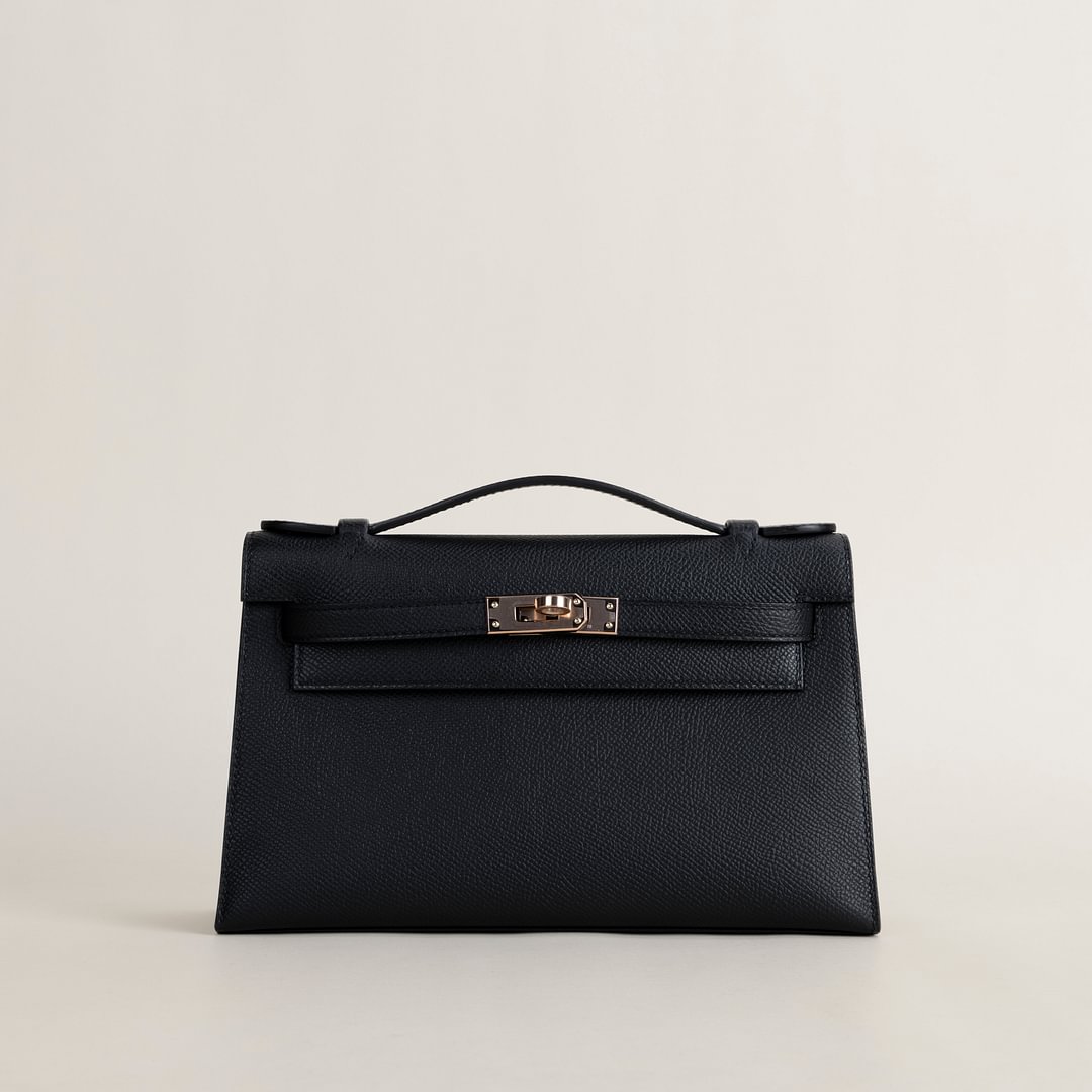 Kelly pochette Epsom 89 Noir RGHW