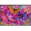 Butterfly Love Flower | Full Round Diamond Painting Kits