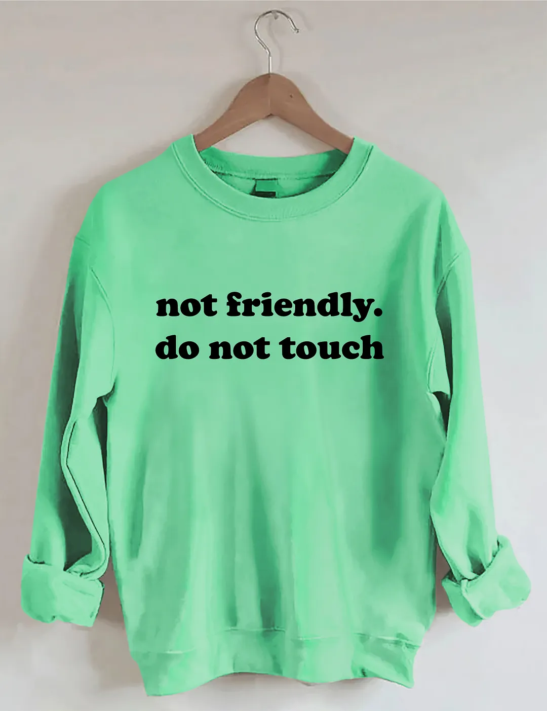 Not Friendly Do Not Touch Sweatshirt