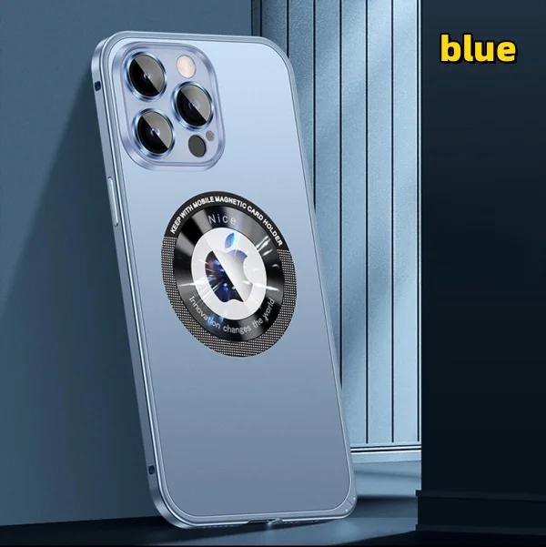 Metal Frame Elastic Buckle iphone All-inclusive Anti-fall Mobile Phone Case