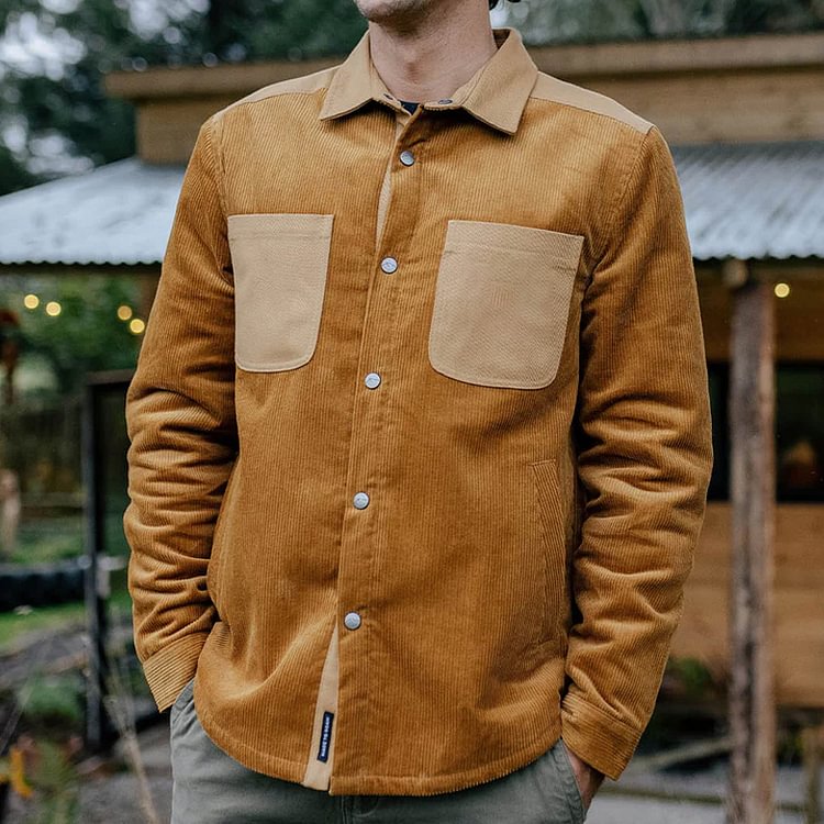 Casual Sherpa Lined Rope Shirt