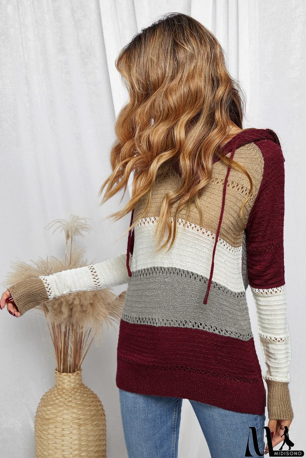 MidiSono - Classic Beach Bonfire Knitted Hoodie