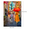 Paris Street-Paint by Numbers Acrylic Painting 30*40CM
