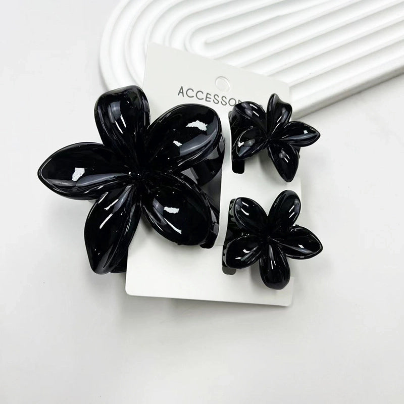 Minimalist Women’s Flower Resin Hair Claws