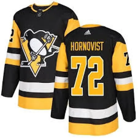 Men's  Pittsburgh Penguins #72 Patric Hornqvist Black Stitched NHL Jersey