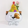 10PCS Cute Dogs Aluminum Film Balloons Kids Party Birthday Festive Decoration
