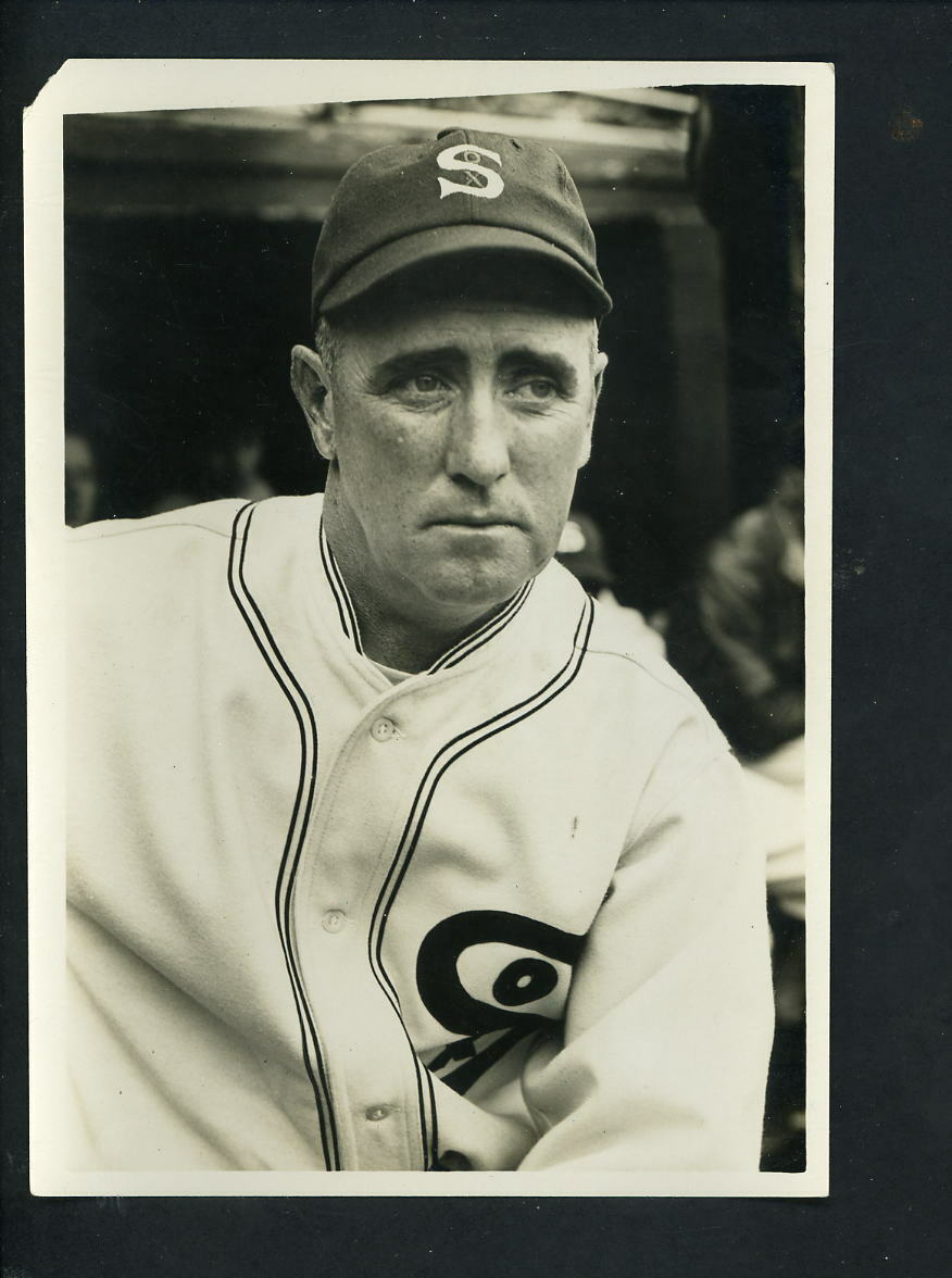 Donie Bush circa 1931 Official American League Press Photo Poster painting Chicago White Sox