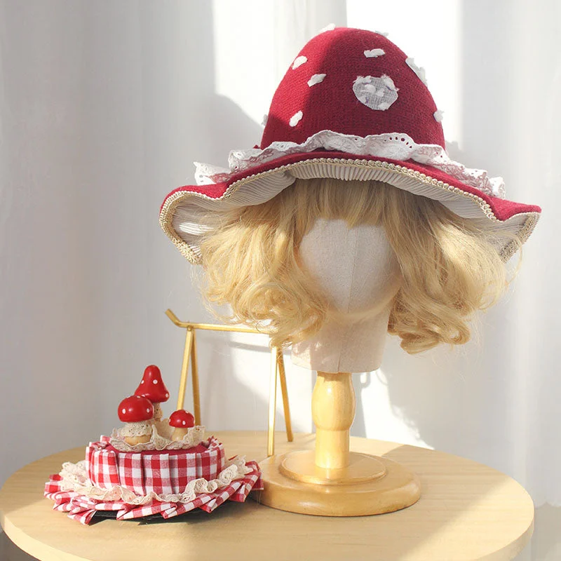 Magic Mushroom Red Lolita Hat ON281