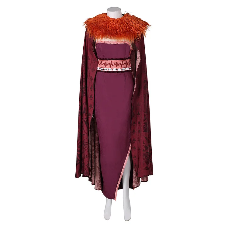 Moana 2 (2024) Matangi Purple Red Dress Set Outfits Cosplay Costume