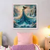 Beach Dress Girl-11CT Stamped Cross Stitch 40*40cm tapestrymarket