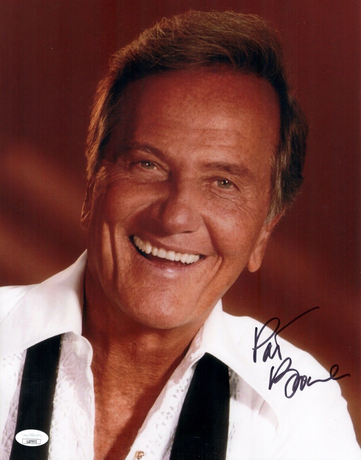 PAT BOONE Signed COUNTRY POP SINGER LEGEND 11x14 Photo Poster painting Autograph JSA COA Cert