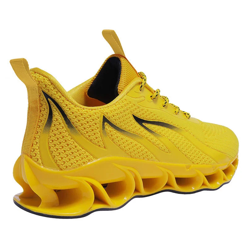 Softsfeel Women's Relieve Foot Pain Perfect Walking Shoes - Yellow