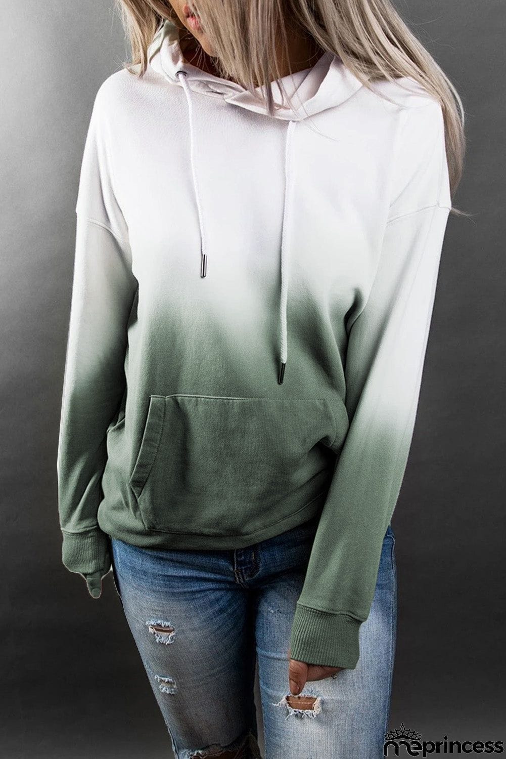 Gradient Long Sleeve Hoodie