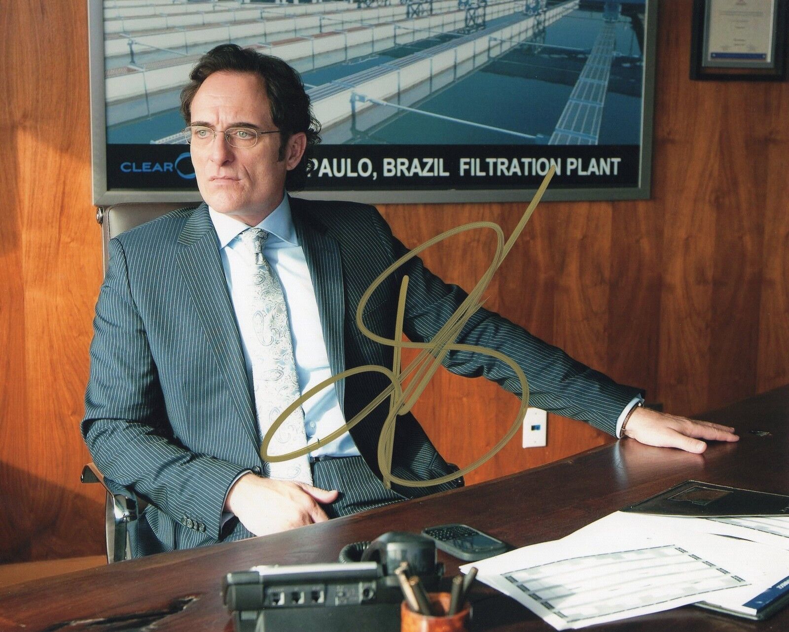 Kim Coates Signed 8x10 Photo Poster painting w/COA A Dark Truth Bruce Swinton