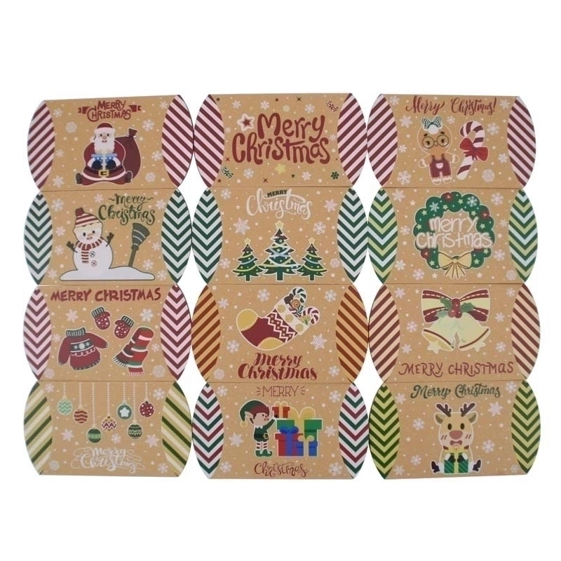 Christmas Cute Bell Snowman Elk Party Gift Wrapping Supplies