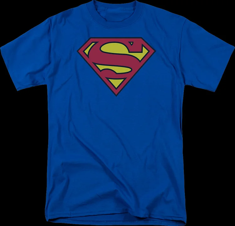 Unisex Superman Classic Pattern Printed T-Shirt Father Day Gift