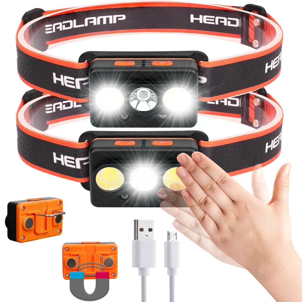

Xpg Cob LED Head Motion Sensor Waterproof Work Torch, 501 Original