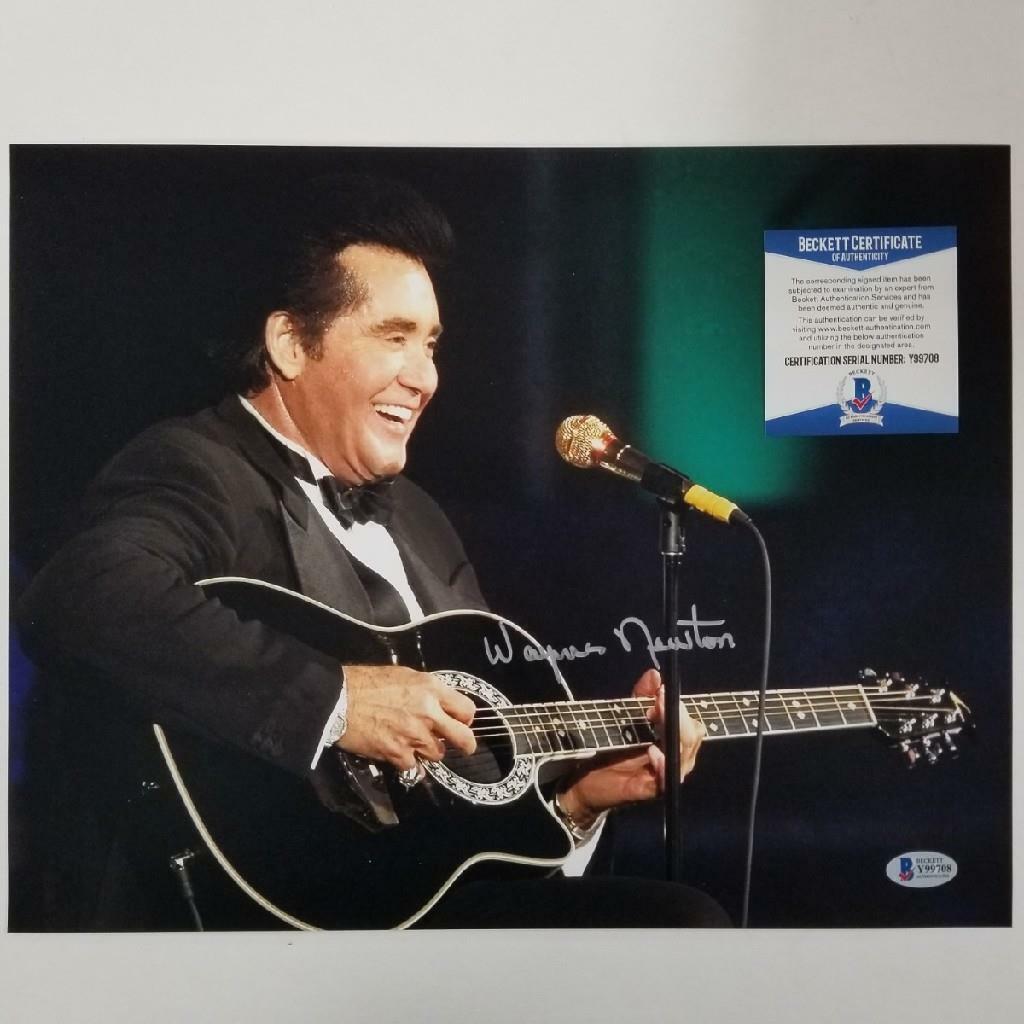 Wayne Newton signed 11x14 Photo Poster painting #6 Las Vegas Actor Singer Autograph ~ BAS COA