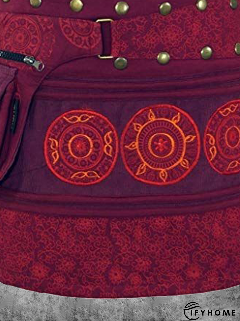 Abstract Floral-Print Skirt | IFYHOME