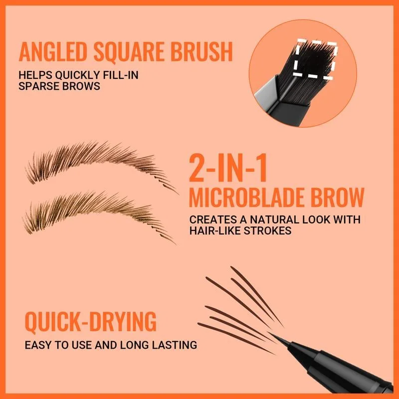 Achieve Perfect Brows &ndash; 4D Brow Pen &ndash; For Natural, All-Day Eyebrow & Eyeliner Perfection!