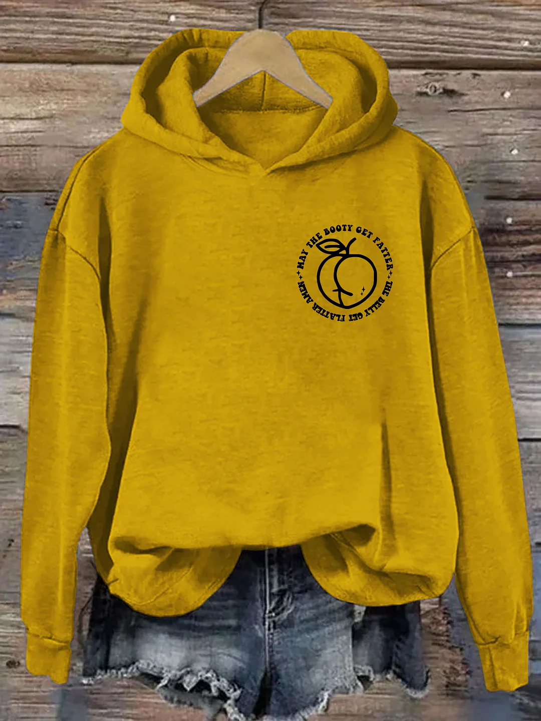 May The Booty Get Fatter And The Belly Get Flatter Amen Hoodie