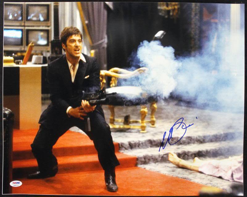 Al Pacino Scarface Signed Authentic 16X20 Photo Poster painting Graded Perfect 10! PSA #4A98751