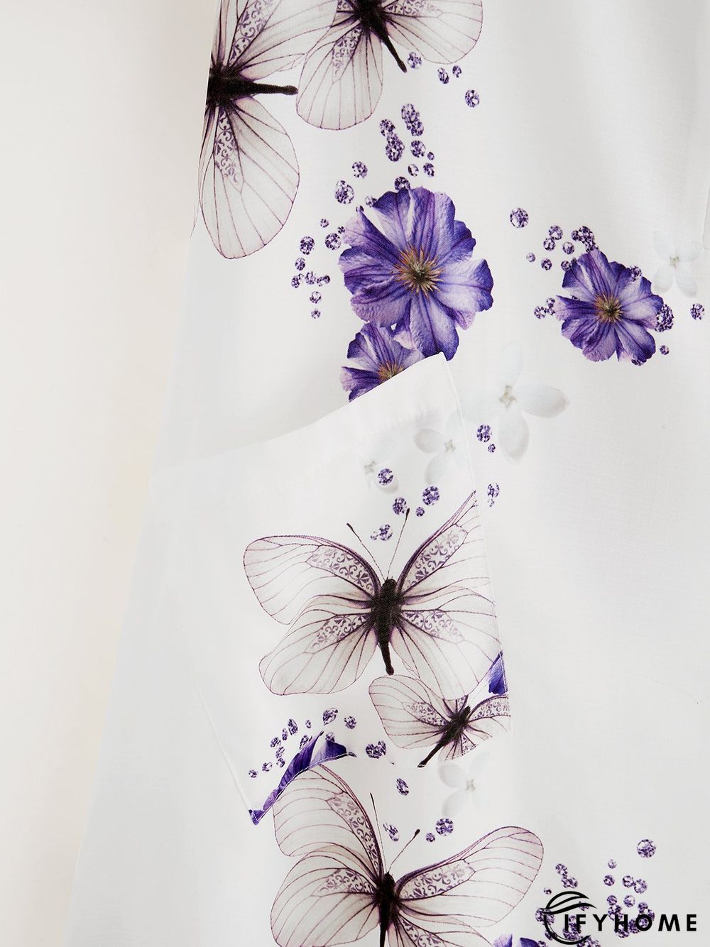 Half Sleeve Cotton Weaving Dress | IFYHOME