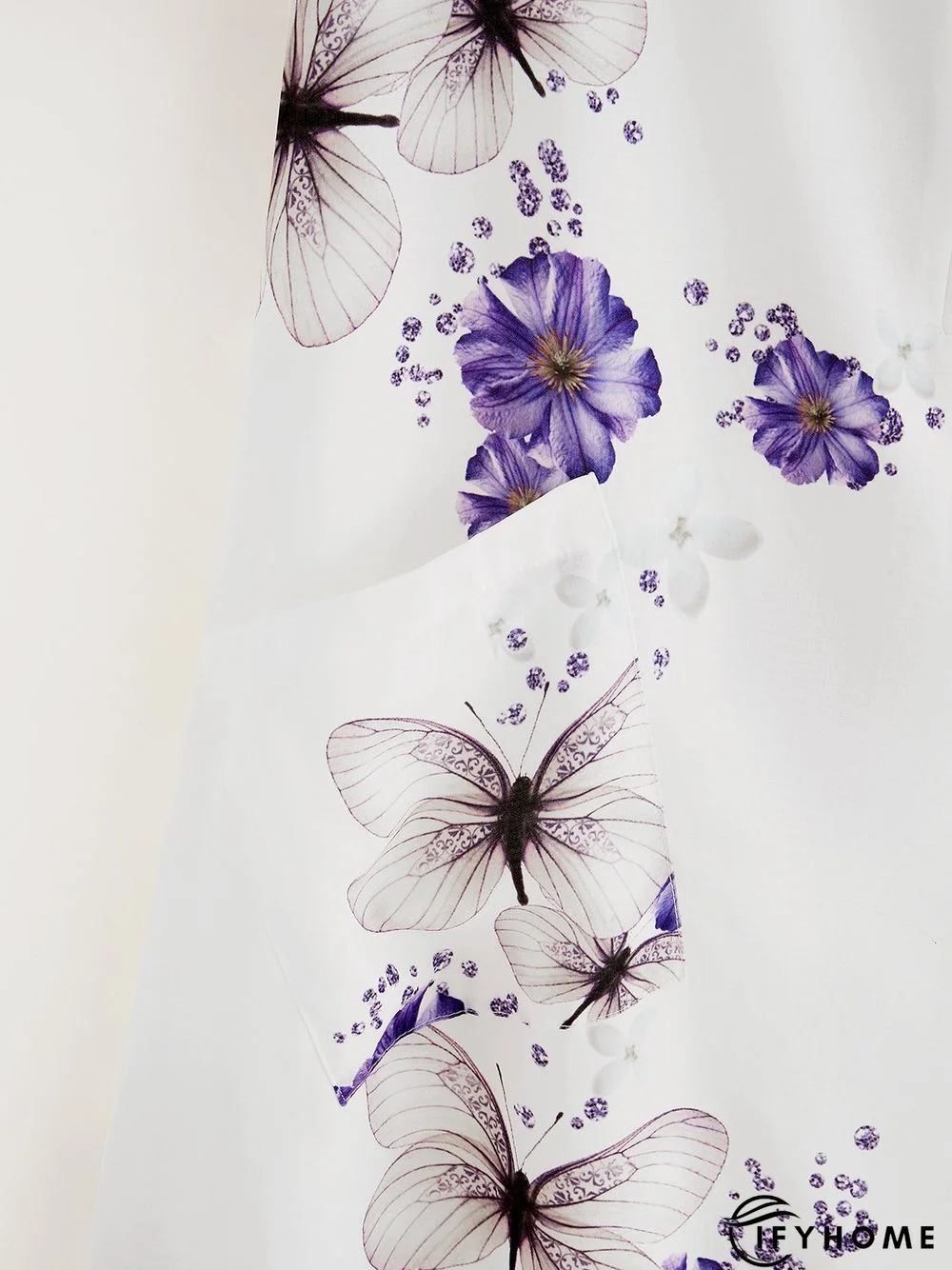 Half Sleeve Cotton Weaving Dress | IFYHOME