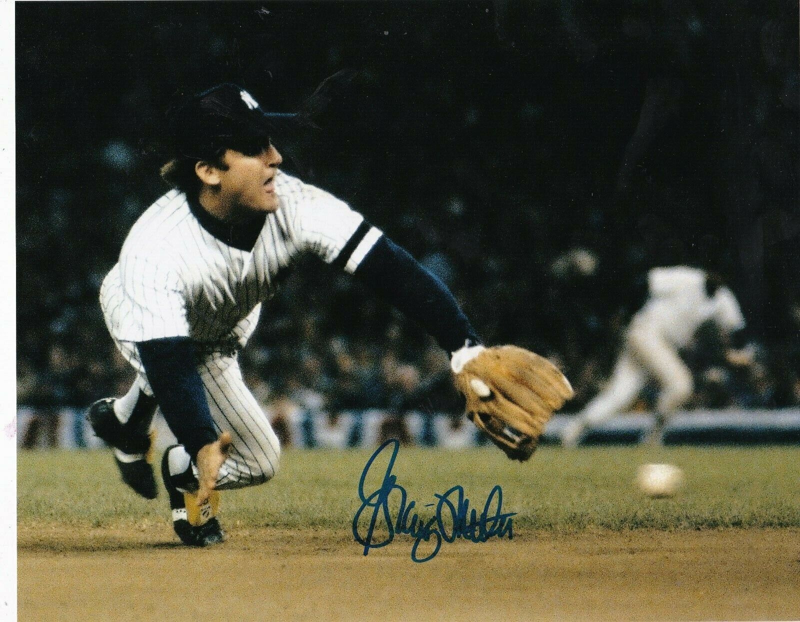 GRAIG NETTLES NEW YORK YANKEES ACTION SIGNED 8x10