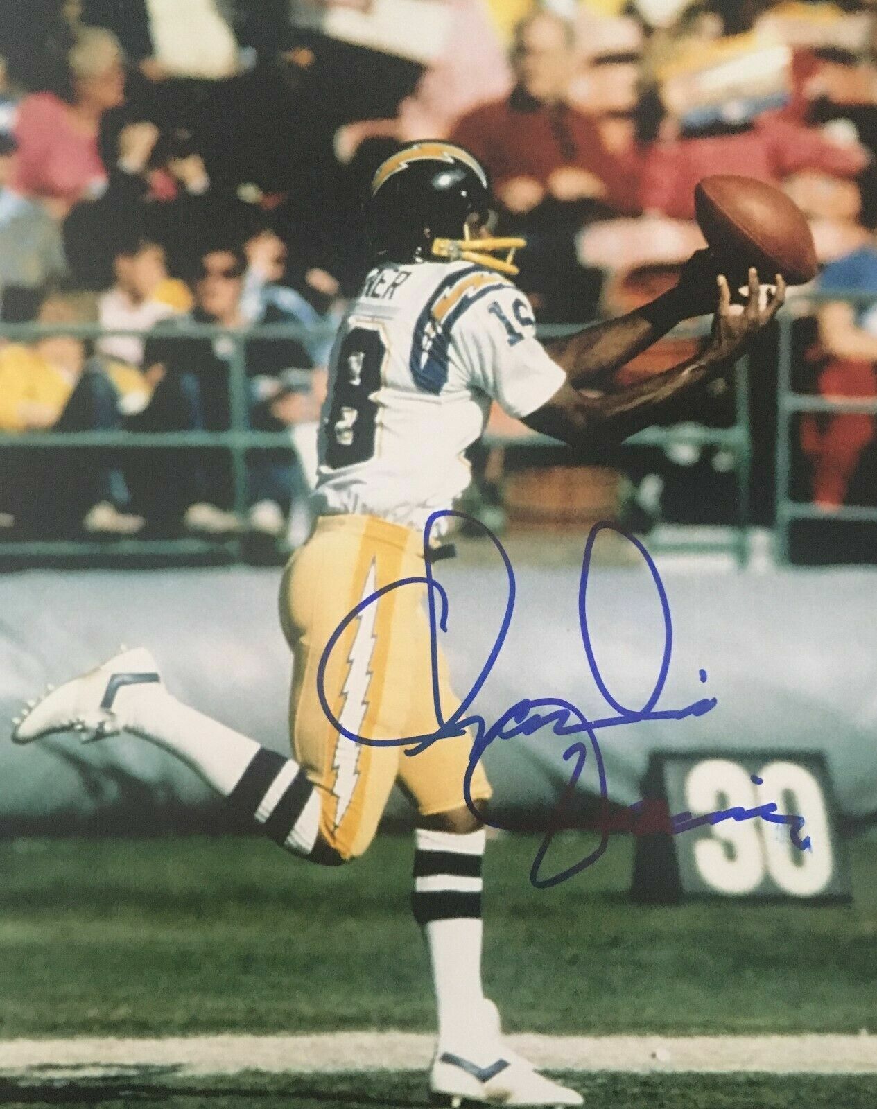 Charlie Joiner Autographed Signed 8x10 Photo Poster painting ( HOF Chargers ) REPRINT