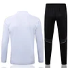 25/26 Juventus White Half-Zip Training Jacket Set