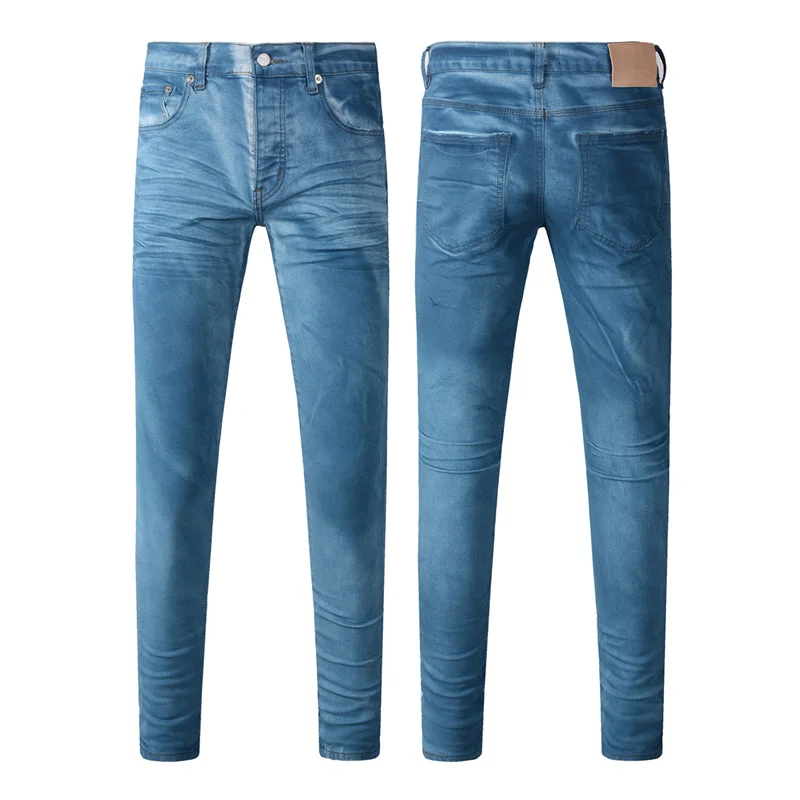 Purple Fashion Jeans 9106