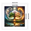 Life Tree-14CT Stamped Cross Stitch 40*40cm/15.75*15.75in tapestrymarket