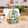 Acrylic Christmas Lighthouse Double Sided Diamond Painting Paper Towel Napkin Holder