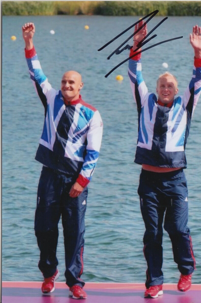 JON SCHOFIELD HAND SIGNED GREAT BRITAIN OLYMPICS 6X4 Photo Poster painting 1.