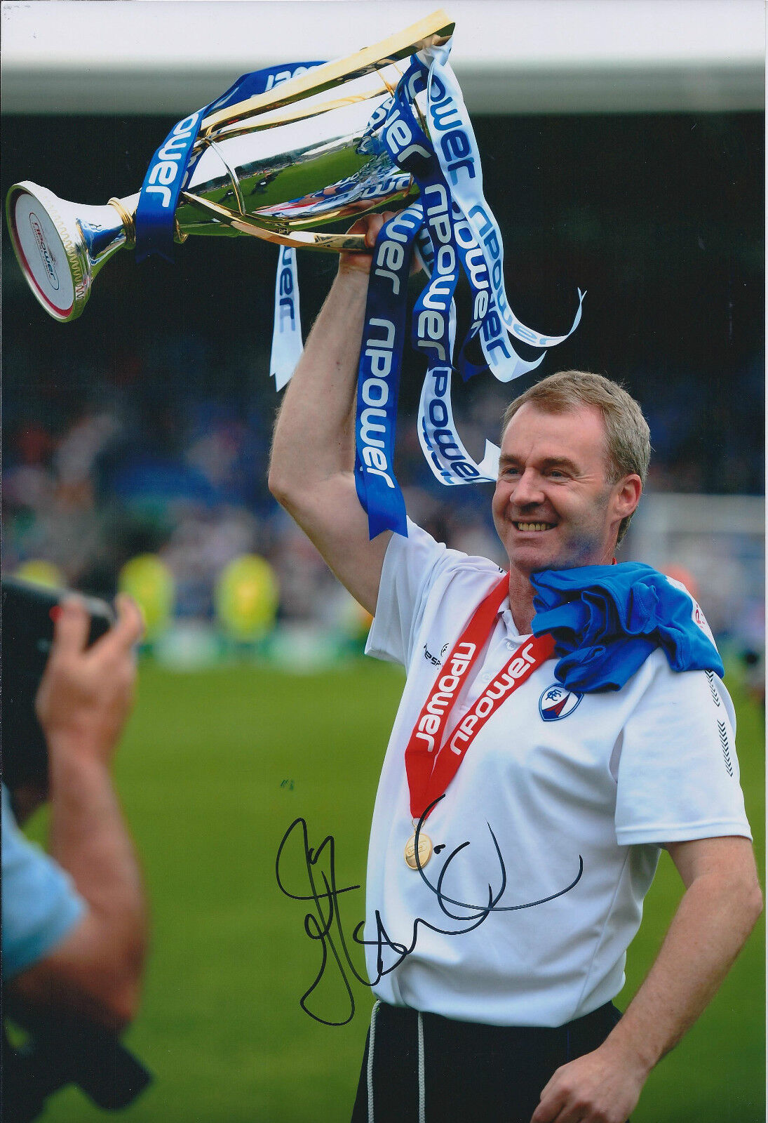 John SHERIDAN Signed Autograph 12x8 Photo Poster painting AFTAL COA CHESTERFIELD Manager