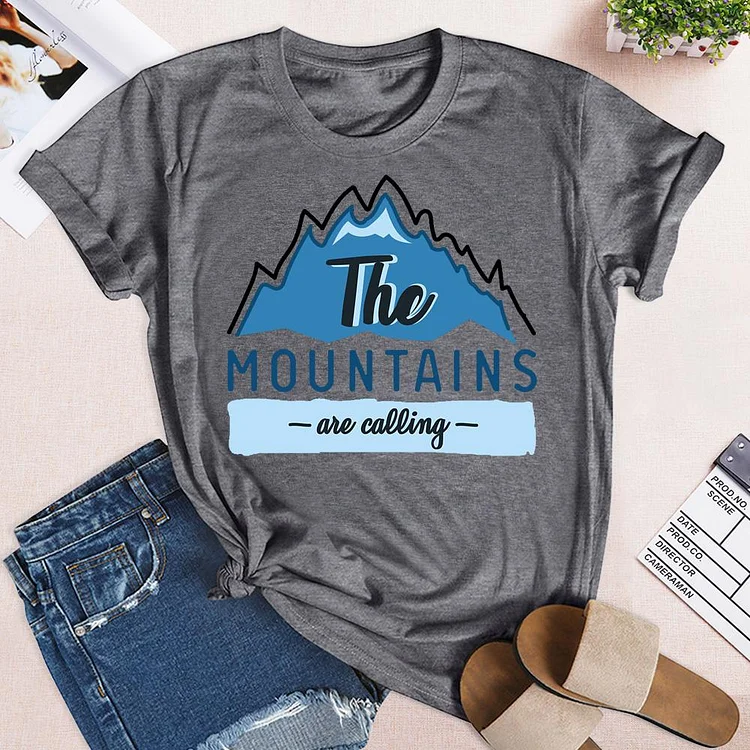 PSL  Mountains Are Calling Hiking Tee-06408