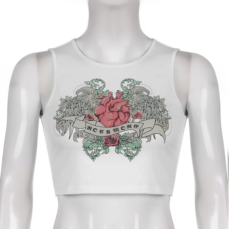 Vintage rose tank top
