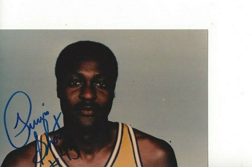 Purvis Short Autographed 5x7 Original Photo Poster painting Golden State Warriors Rare B676