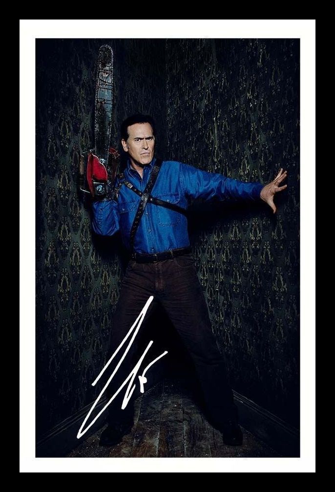 Bruce Campbell - Ash V Evil Dead Autograph Signed & Framed Photo Poster painting