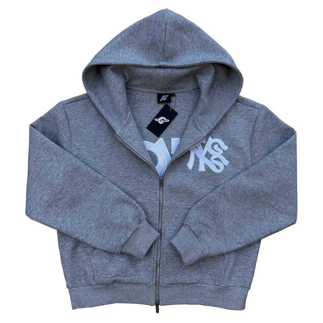 Hoodie Zip GS x New York Gopo Gray