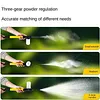 Diatomaceous Earth Powder Duster Clog-Resistant  Powder Applicator Large Capacity with 2 Extension Pole Dispenser for Home Greenhouse Farm Garden Indoor Outdoor (Yellow)