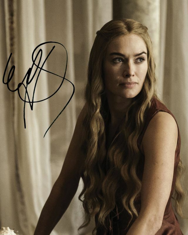 Lena Headey - Game Of Thrones Autograph Signed Photo Poster painting Print