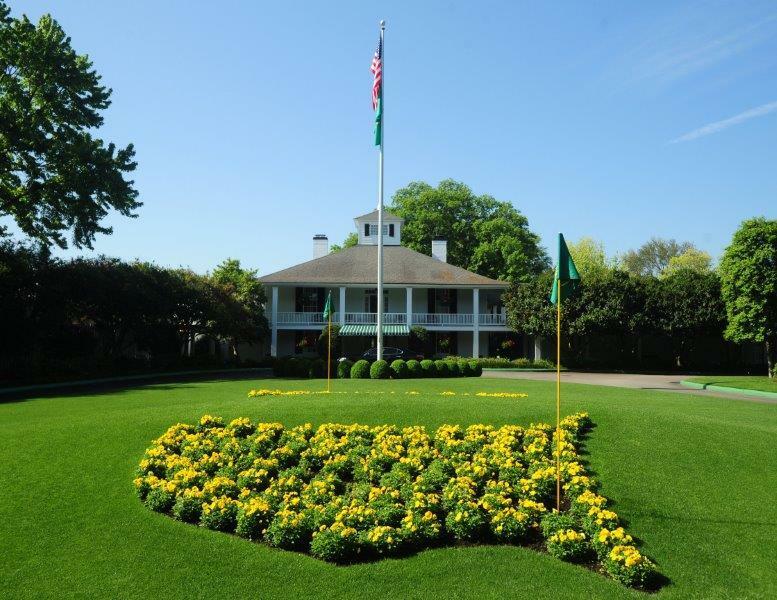 AUGUSTA NATIONAL CLUBHOUSE Home of the Masters Golf Glossy 11 x 14 Photo Poster painting Poster