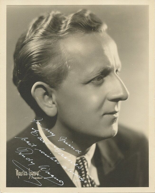 RUDY WAGNER (??) Vintage Signed Photo Poster painting - Who Is He??