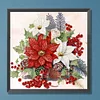 Diamond Painting-DIY Crystal Rhinestone Xmas Flower