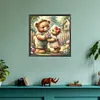 uk.everydayedeals (Limited Stock)Diamond Painting - Full Round - Rose Heart Little Bear