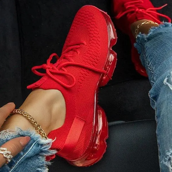 Woven Air Cushion Sneakers